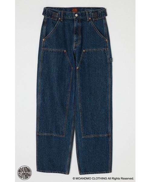 MOANDMO DOUBLE KNEE STRAIGHT（デニムパンツ）｜MOUSSY（マウジー）の