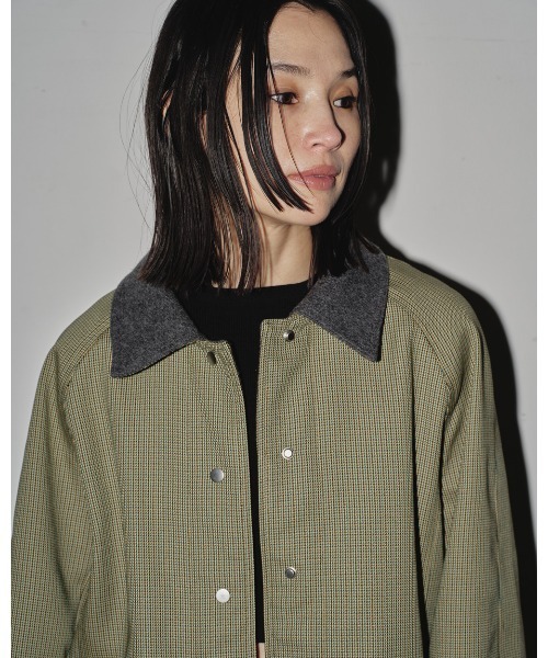 セール】Houndstooth Raglan Jacket（テーラードジャケット