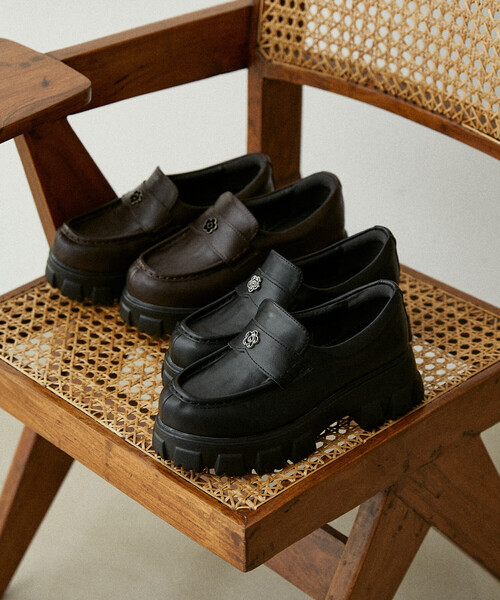 MARY QUANT × PUBLUX/マリークワント フラワーモチーフ 厚底