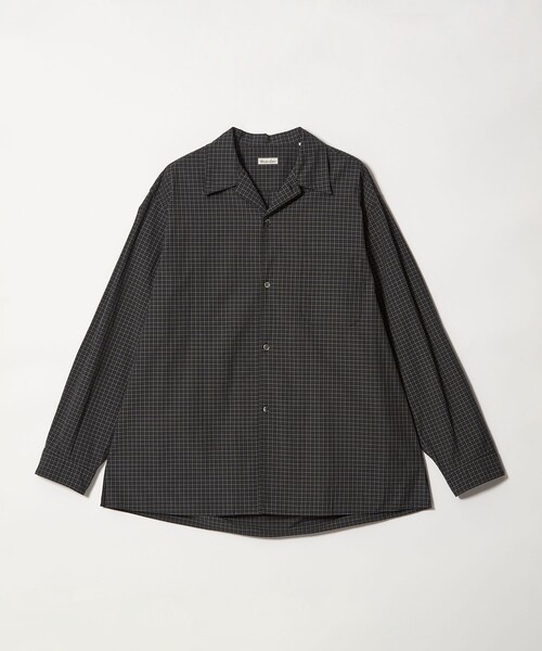 セール】＜Steven Alan＞ 60 シック チェック オープンカラー シャツ