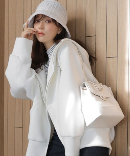 SNIDEL（スナイデル）の「【WEB限定カラーあり】ボリュームパーカー