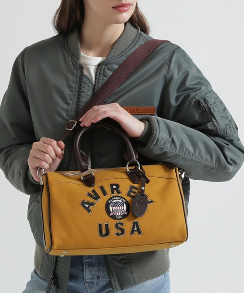 直営店限定》LX VARSITY LEATHER MINI DUFFLE BAG（ボストンバッグ