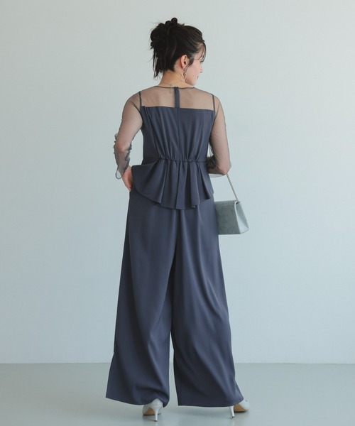 Dorry Doll（ドリードール）の「ラップドペプラムパンツドレス（パンツ