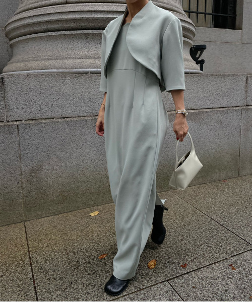 Ameri（アメリ）の「3WAY CURVE BOLERO SET DRESS（ワンピース）」 - WEAR