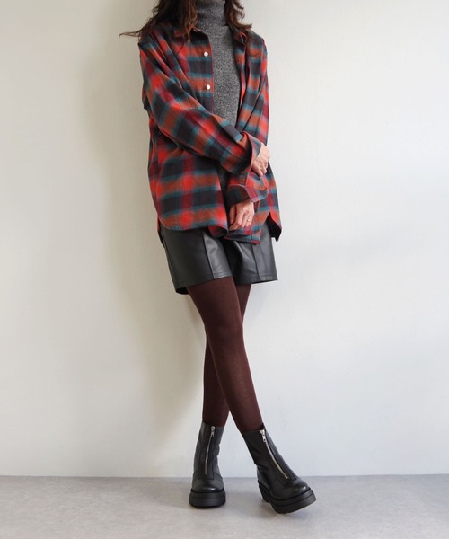 PUPE（プーペ）の「PUPE（プーペ） / フロントジップ ショートブーツ