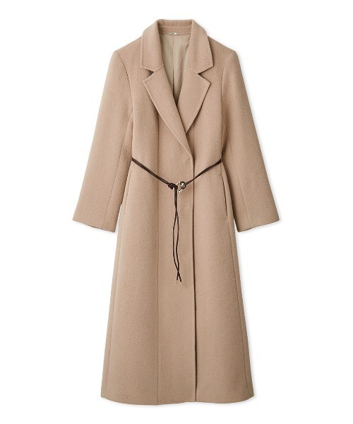 SNIDEL（スナイデル）の「ベルテッドレディコート（チェスターコート