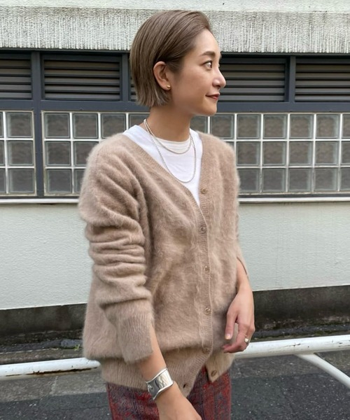 SHENERY（シーナリー）の「ファーカシミヤ3WAYニットカーディガン