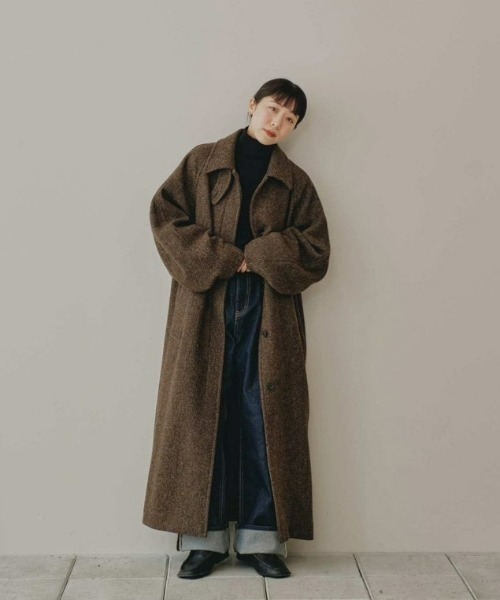 TODAYFUL（トゥデイフル）の「Mixwool Raglan Coat（ステンカラー