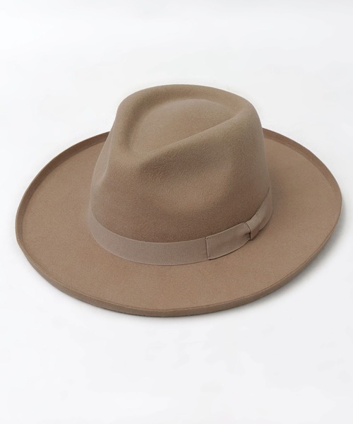 ReqHatter（レックハッター）の「ブリムアップ フラットロングブリム