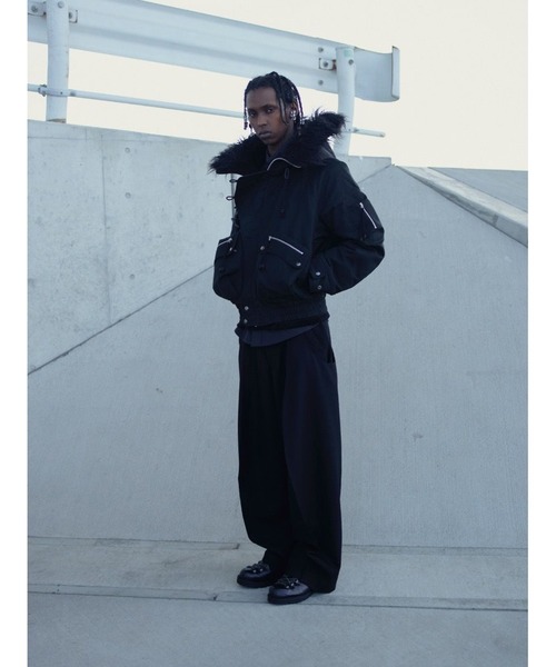 NVRFRGT/ネヴァーフォーゲット】S-CURVED WIDE LEG UTILITY TROUSERS