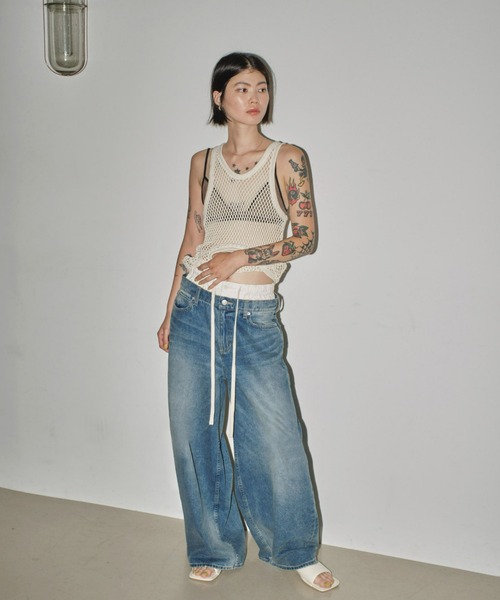 TODAYFUL（トゥデイフル）の「Layered Waist Denim（デニムパンツ