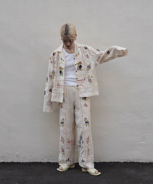 TODAYFUL（トゥデイフル）の「Embroidery Patchwork Trousers（その他