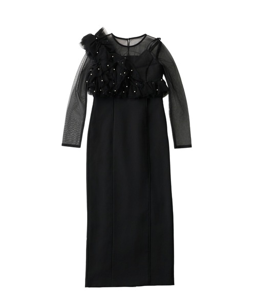 パールビスチェドレス / pearl bustier dress（ドレス）｜ANDRESD