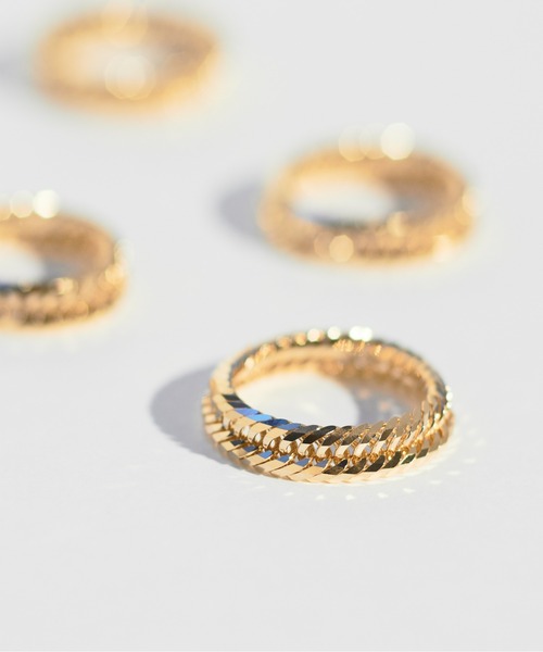 K18 チェーン リング（9号～15号）（リング）｜Jewel closet by L&Co