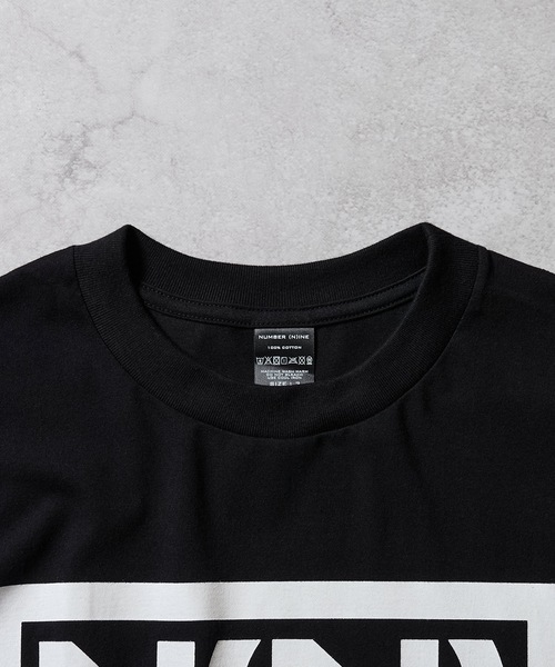 N(N) number nine_T-SHIRT / N(N)ボックスロゴ & ナンバーナインバック