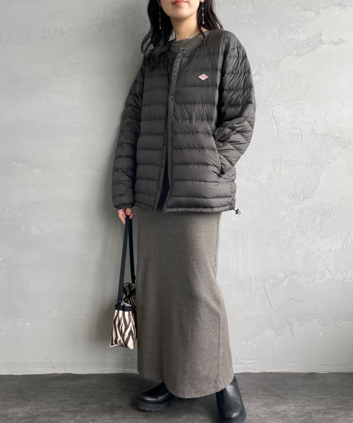 DANTON/ダントン] インナーダウン クルーネックジャケット（ダウン