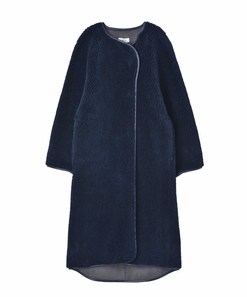 セール】ロングボアコート（ノーカラーコート）｜AKTE（アクテ）の