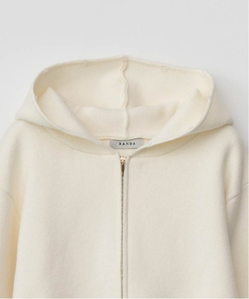 2WAY フェイクファーニットパーカー（パーカー）｜RANDA（ランダ）の
