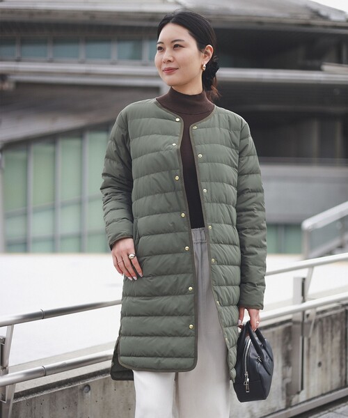 セール】【ベストセラー】フレンチ ダウン ロングコート 軽量（ダウン