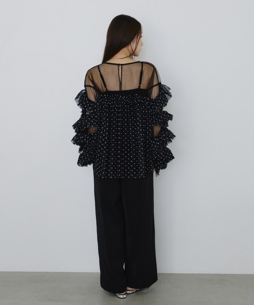 デコラティブチュールトップス / decorative tulle tops（ドレス