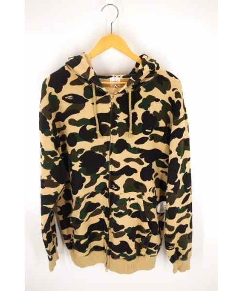 ブランド古着】初期タグ カモ柄ジップパーカー（パーカー）｜A BATHING