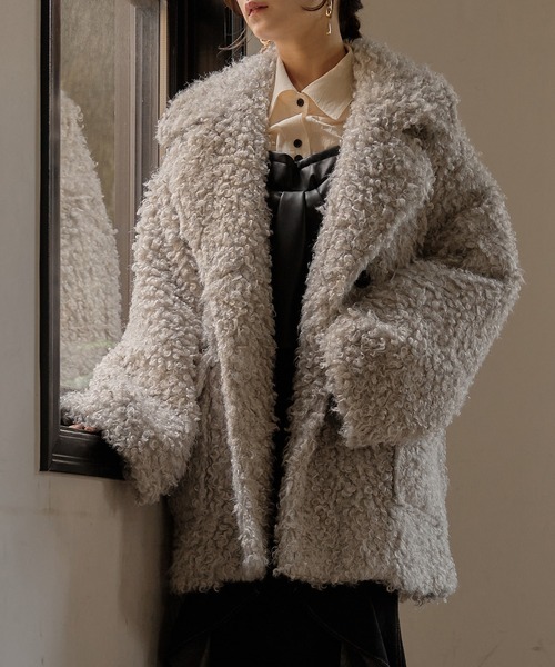 mideal（マイディール）の「poodle middle coat / プードルミドル