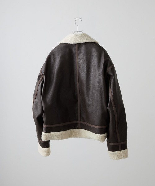 CLEL】4way Reversible Faux Shearling Jacket / 4way リバーシブル