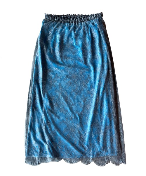 セール】Multiway Velor Mermaid Mid-calf Skirt/マルチウェイベロア