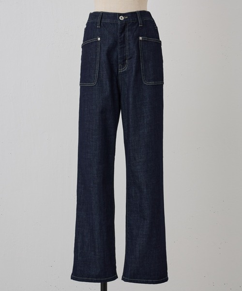 BEARDSLEY（ビアズリー）の「ストレッチバギーデニムパンツ（デニム