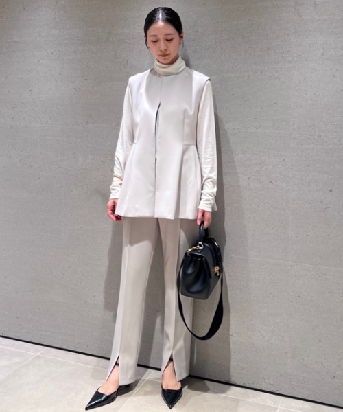 Mila Owen（ミラオーウェン）の「【WEB限定サイズあり】ペプラムベスト