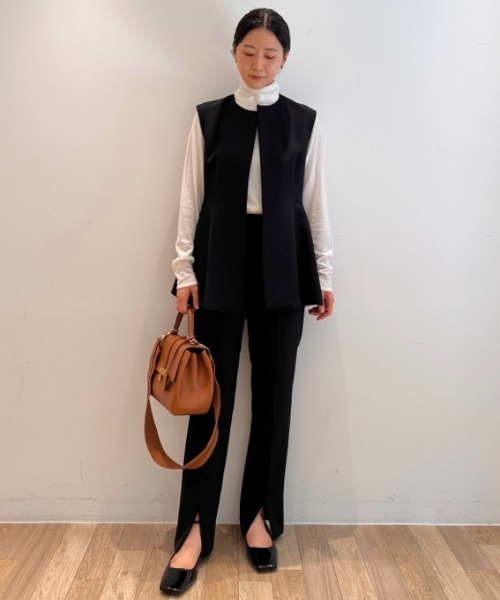 Mila Owen（ミラオーウェン）の「【WEB限定サイズあり】ペプラムベスト