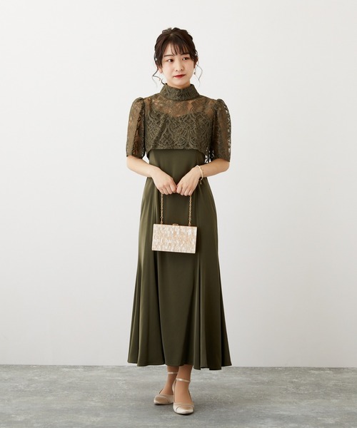 3wayレースボレロ&マーメイドキャミドレス【低身長向けサイズあり