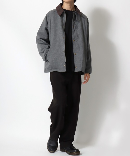 セール】2025AW LYLE&SCOTT/ライル＆スコット ウールライク 襟