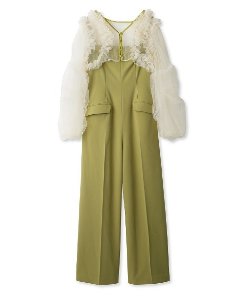 LILY BROWN（リリーブラウン）の「チュールボレロセットコンビネゾン