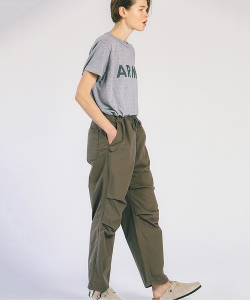 TOP KHAKI】リップストップ6ポケットミリタリーイージーカーゴパンツ