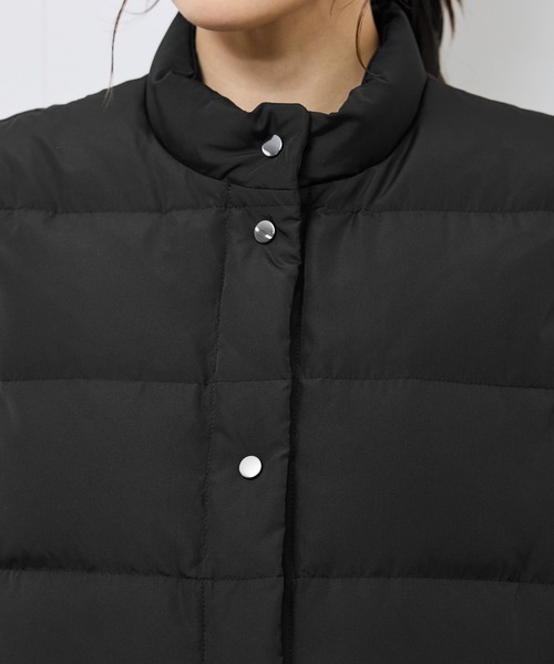 セール】【GREEN DOWN/グリーンダウン】ペプラムダウンベスト（ダウン