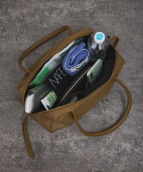 スプリットレザーミドルボストンバッグ 2 / 軽量（ボストンバッグ