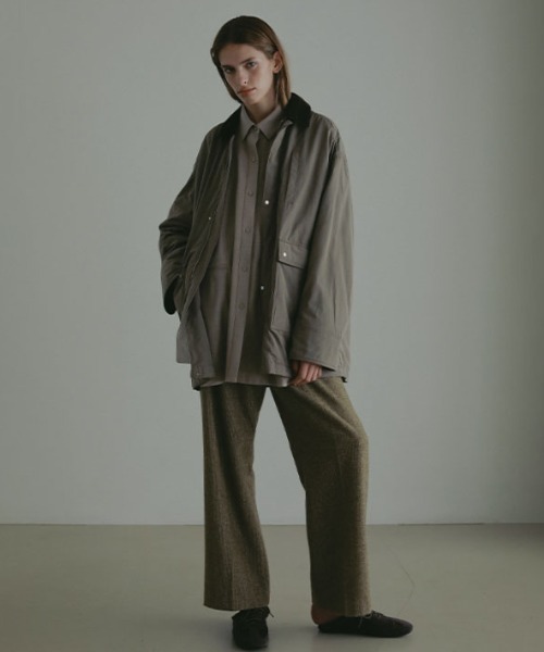 セール】ハイカウントフラノオーバーサイズシャツ（シャツ/ブラウス