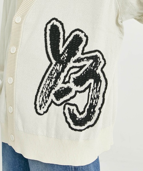 Y-3/ワイスリー】LOGO KNIT CARDIGAN/ロゴニットカーディガン