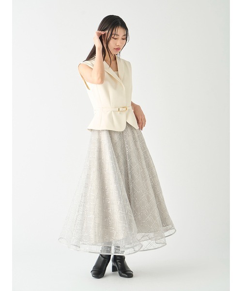 CELFORD（セルフォード）の「バリエーションチュールフレアスカート