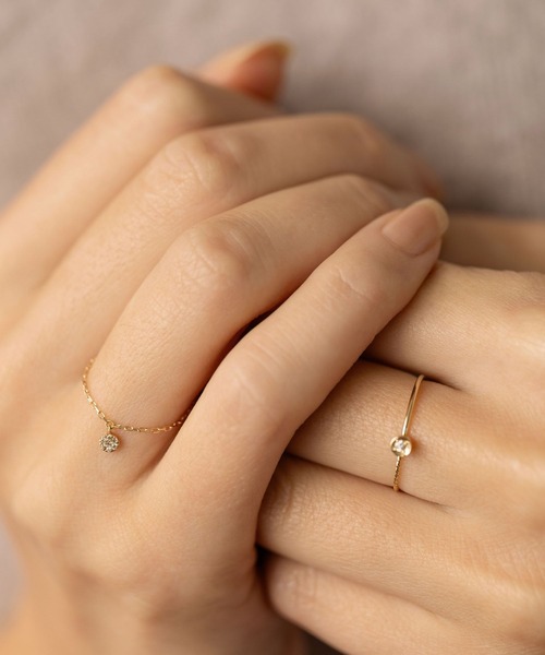 PAS TIERRA（パティエラ）の「【Briller】K10タイニーモチーフリング