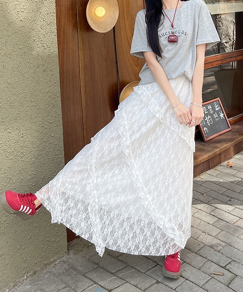 MAISON DE THERESE（メゾン ド テレーズ）の「フリル総レースロング