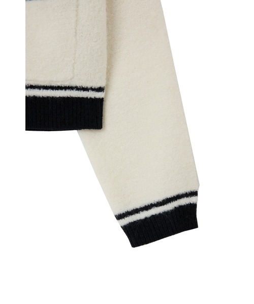 Her lip to（ハーリップトゥー）の「Boucle Bicolor Knit Jacket