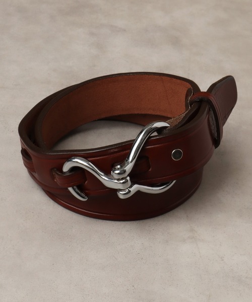 TORY LEATHER/トリーレザー】Nickel Hoof Pick Buckle Belt/ニッケル