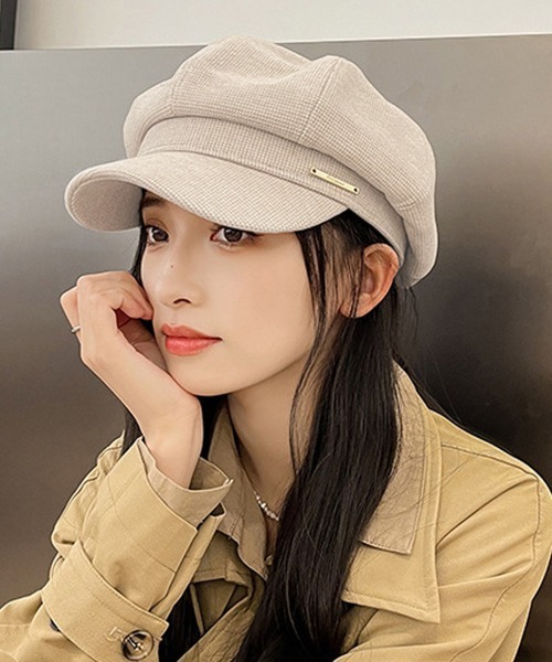 セール】キャスケット 帽子 レディース 韓国風（ハンチング/ベレー帽