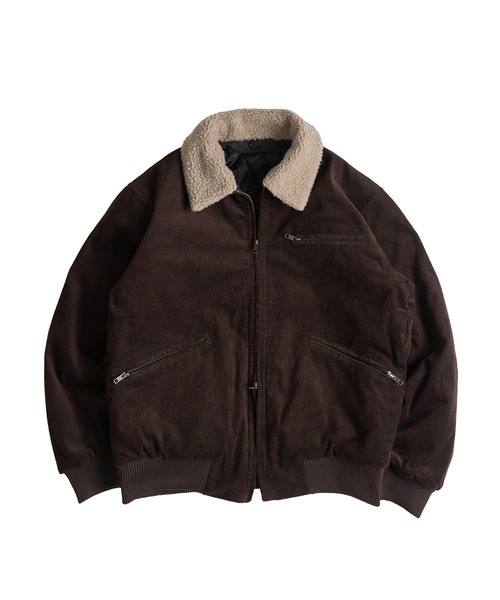 セール】DRAW CODE DOUBLE ZIP 2WAY CORDUROY BLOUSON / ドローコード