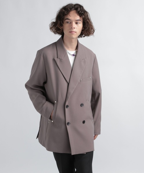 HARE（ハレ）の「ZIPデザインダブルジャケット(HARE)（テーラード