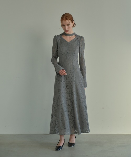 ANDRESD（アンドレスド）の「バックオープンティアドロップドレス