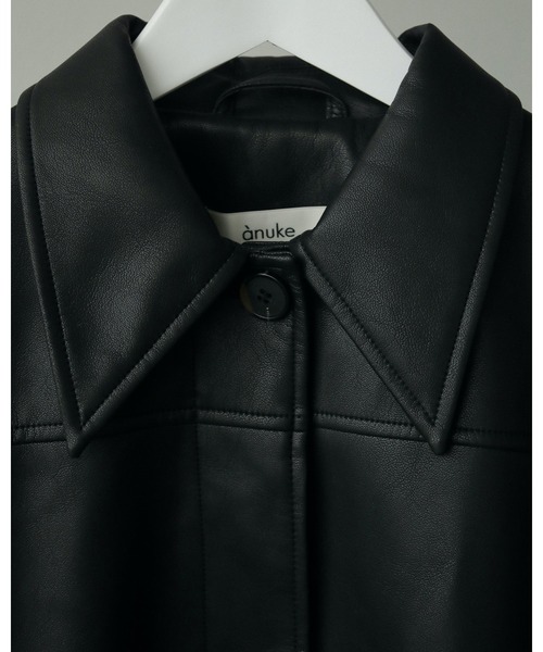 anuke（アンヌーク）の「Ecoleather Over Jacket（テーラード