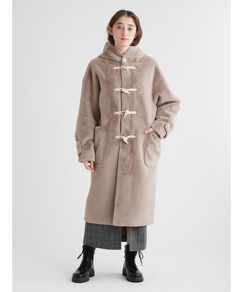 FURFUR（ファーファー）の「エコファーダッフルコート（ダッフルコート